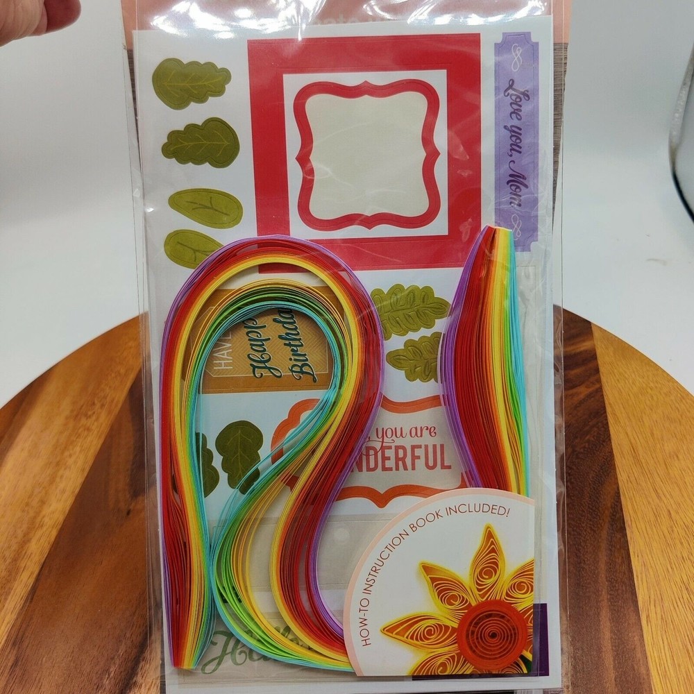 3 Birds Studio Quilled Cardmaking Kit EVERYDAY TREND Quilling Paper NEW 183 Pcs - Picture 3 of 8